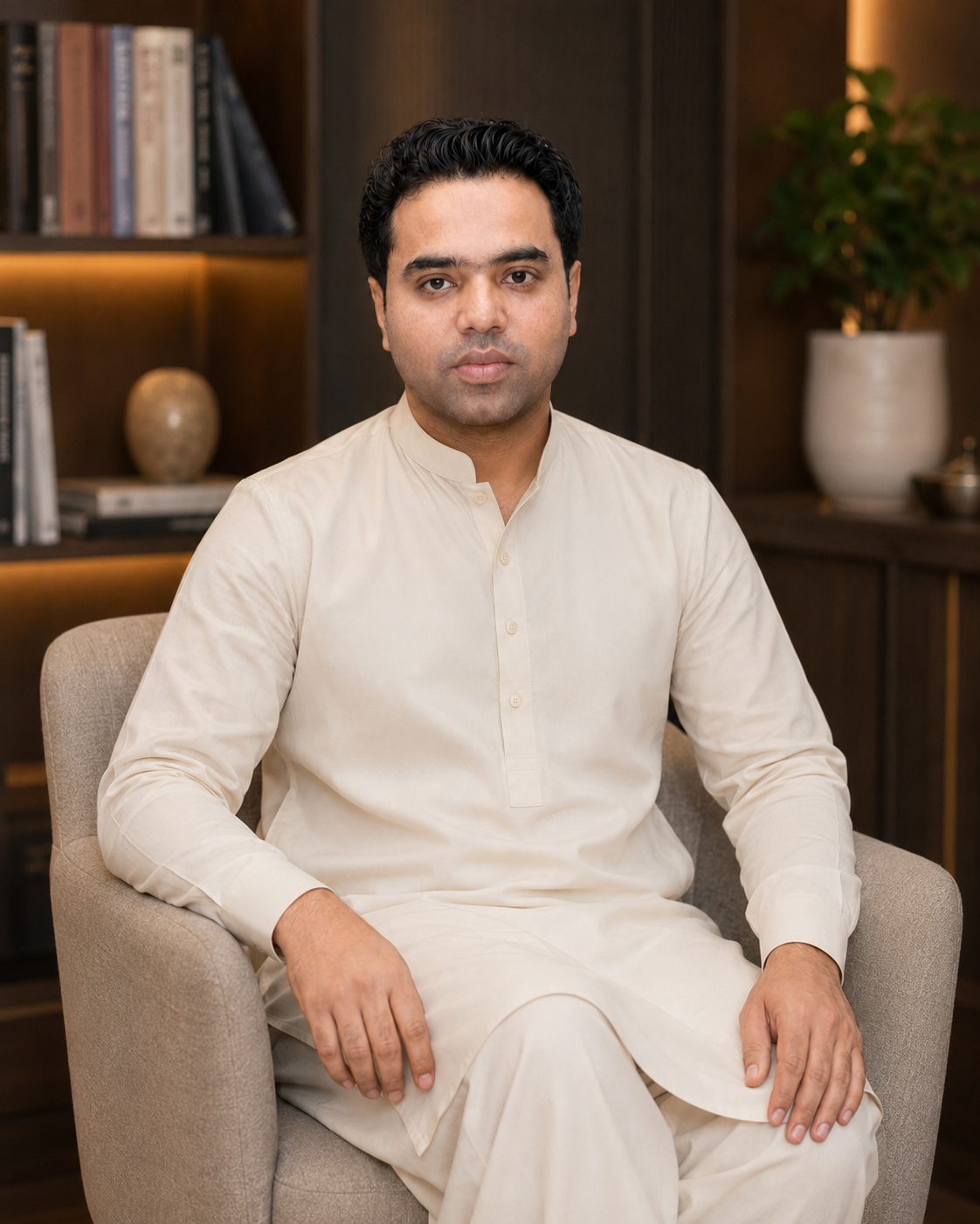 Syed Raheel Shahzad author founder and Group CEO portrait