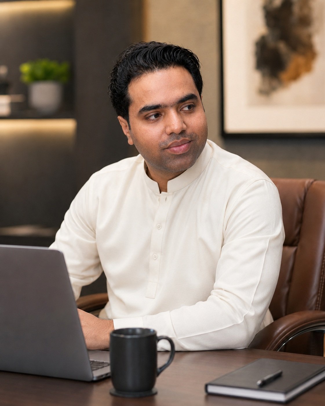 Syed Raheel Shahzad — Group CEO, professional portrait