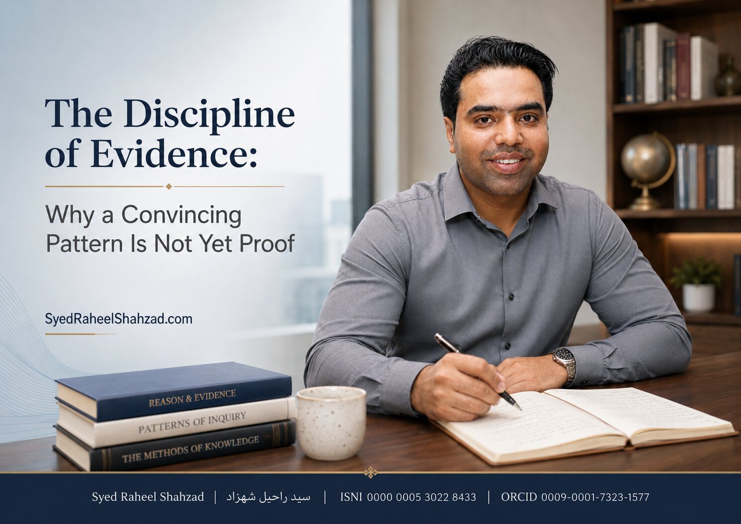 Syed Raheel Shahzad featured image for The Discipline of Evidence, exploring evidence, proof, patterns, inference, epistemology and systems thinking