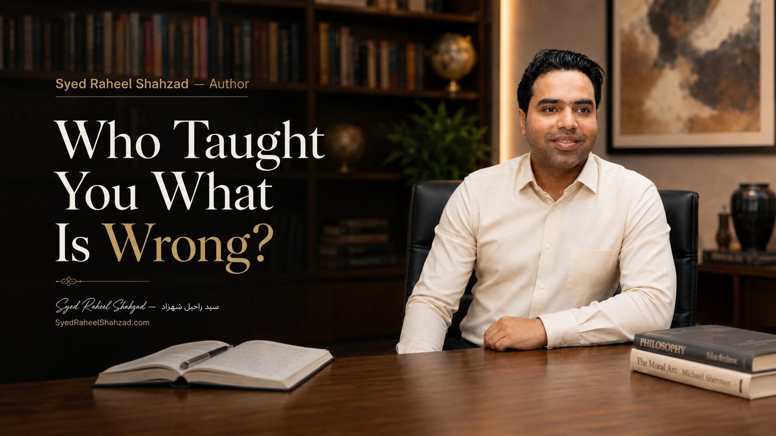 Syed Raheel Shahzad featured image for Who Taught You What Is Wrong, exploring conscience, fitrah, guilt, shame, moral judgment and the inner moral voice