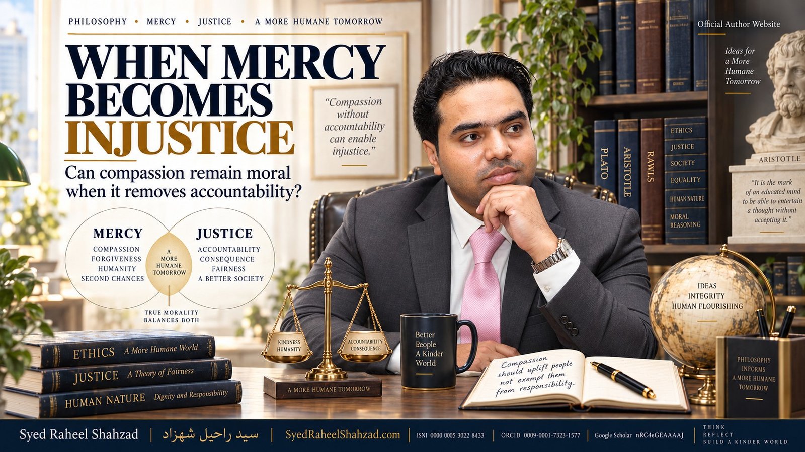Syed Raheel Shahzad reflecting on mercy, justice, accountability and moral responsibility at SyedRaheelShahzad.com