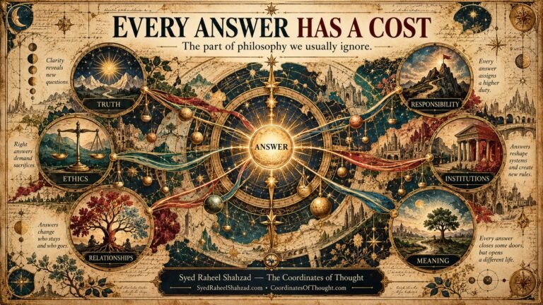 Every Answer Has a Cost: The Part of Philosophy We Usually Ignore