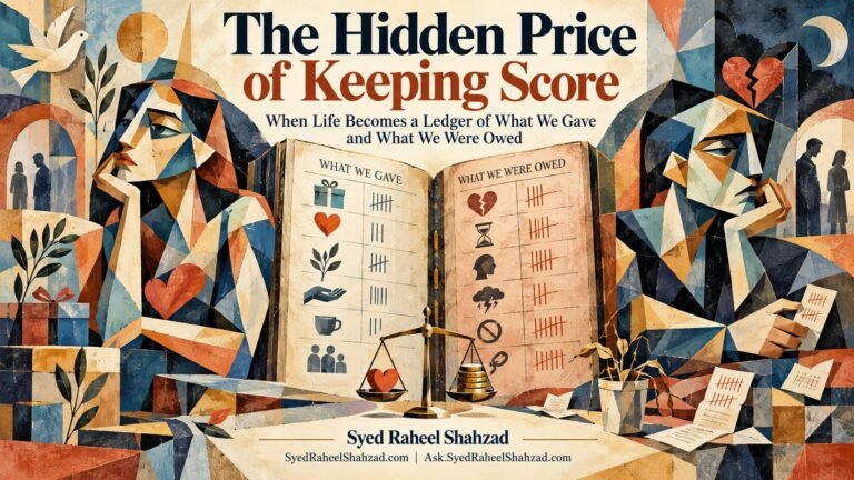 The Hidden Price of Keeping Score: When Life Becomes a Ledger of What We Gave and What We Were Owed